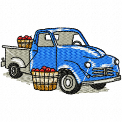 Pickup Truck Embroidery Design 7 Pickup Truck Embroidery Design 7